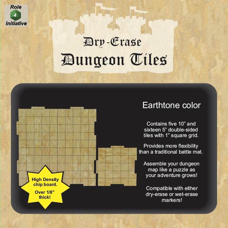 Dungeon Tiles - Earthtone sets, Now available at your local retailer or online!
