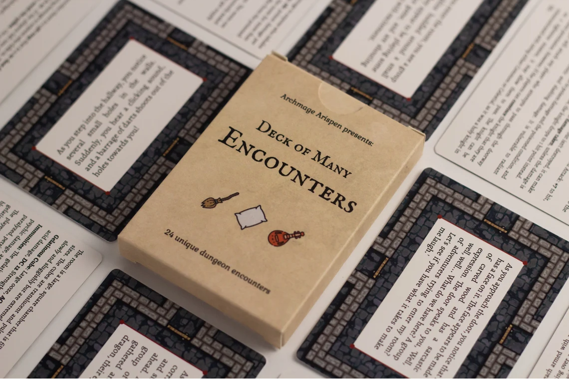 deck of many monsters Deck of Many Encounters (5E)