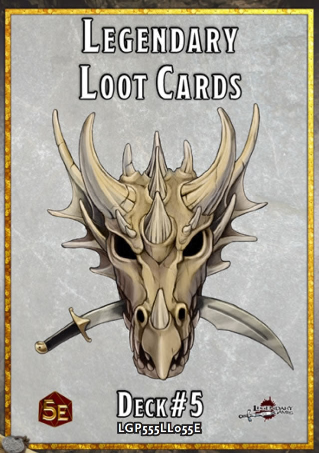 Legendary Loot Cards: Deck #5 (5e) Studio 2 Publishing Legendary Loot Cards: Deck #5 (5e) Studio 2 Publishing