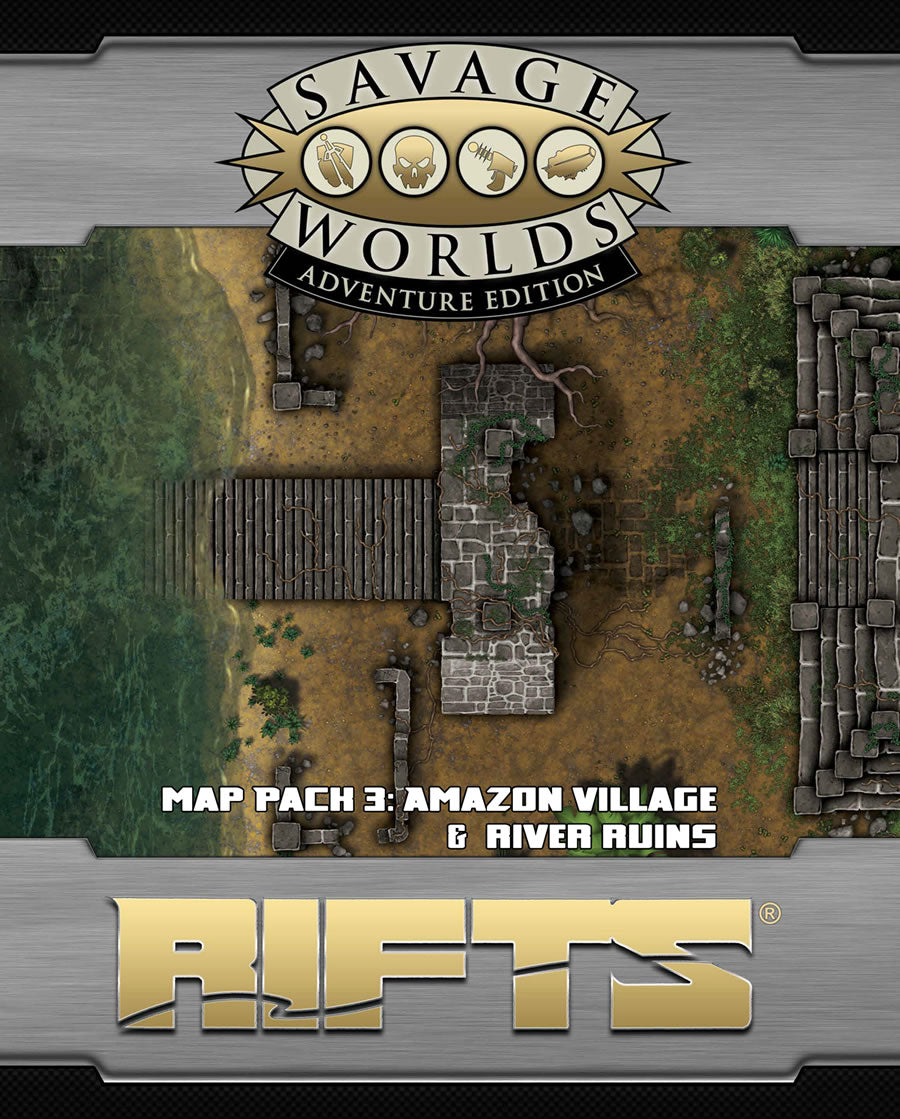 Rifts for Savage Worlds: Map Pack 3 - Jungle River – Studio 2 Publishing