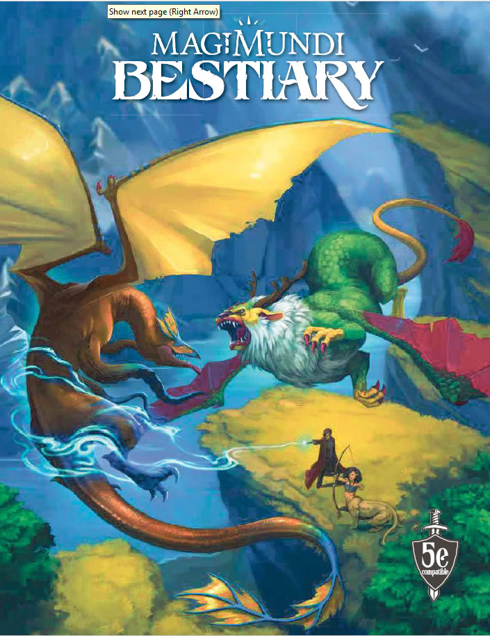 bestiary monsters Magimundi Bestiary (Softcover)