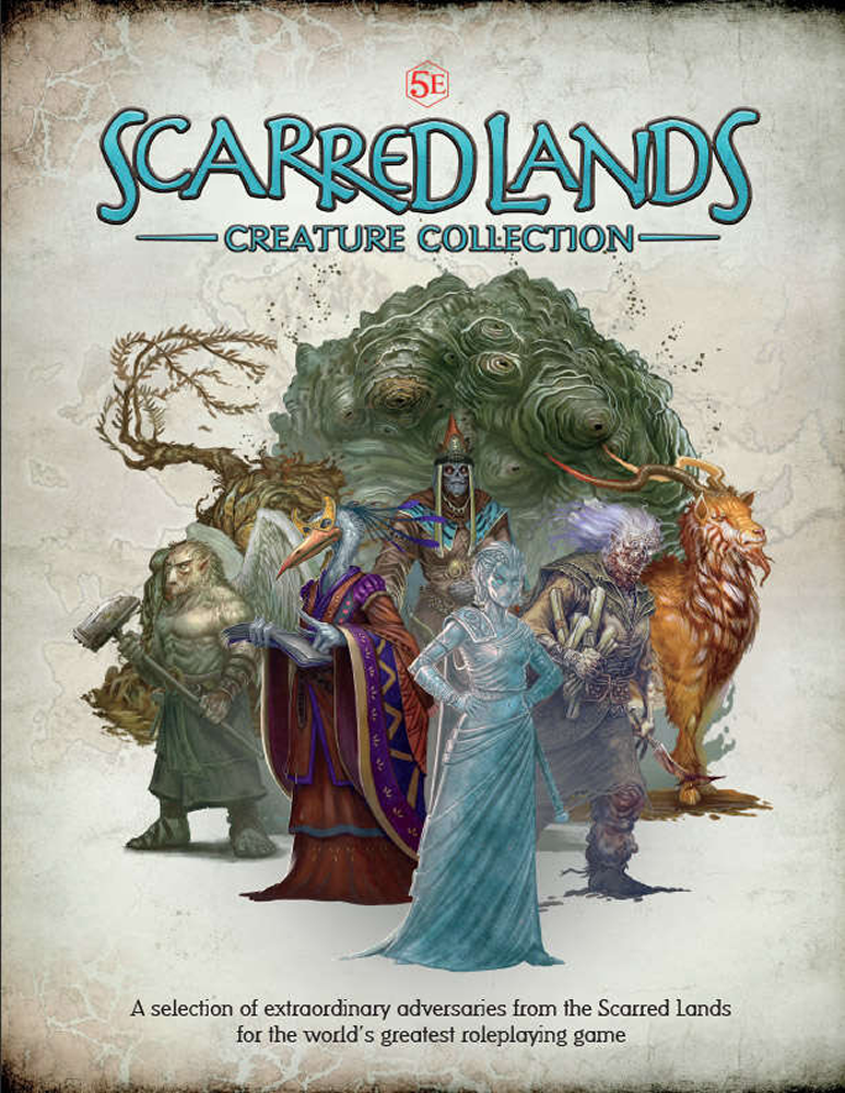 land monsters Scarred Lands: Creature Collection (5E) – Studio 2 Publishing