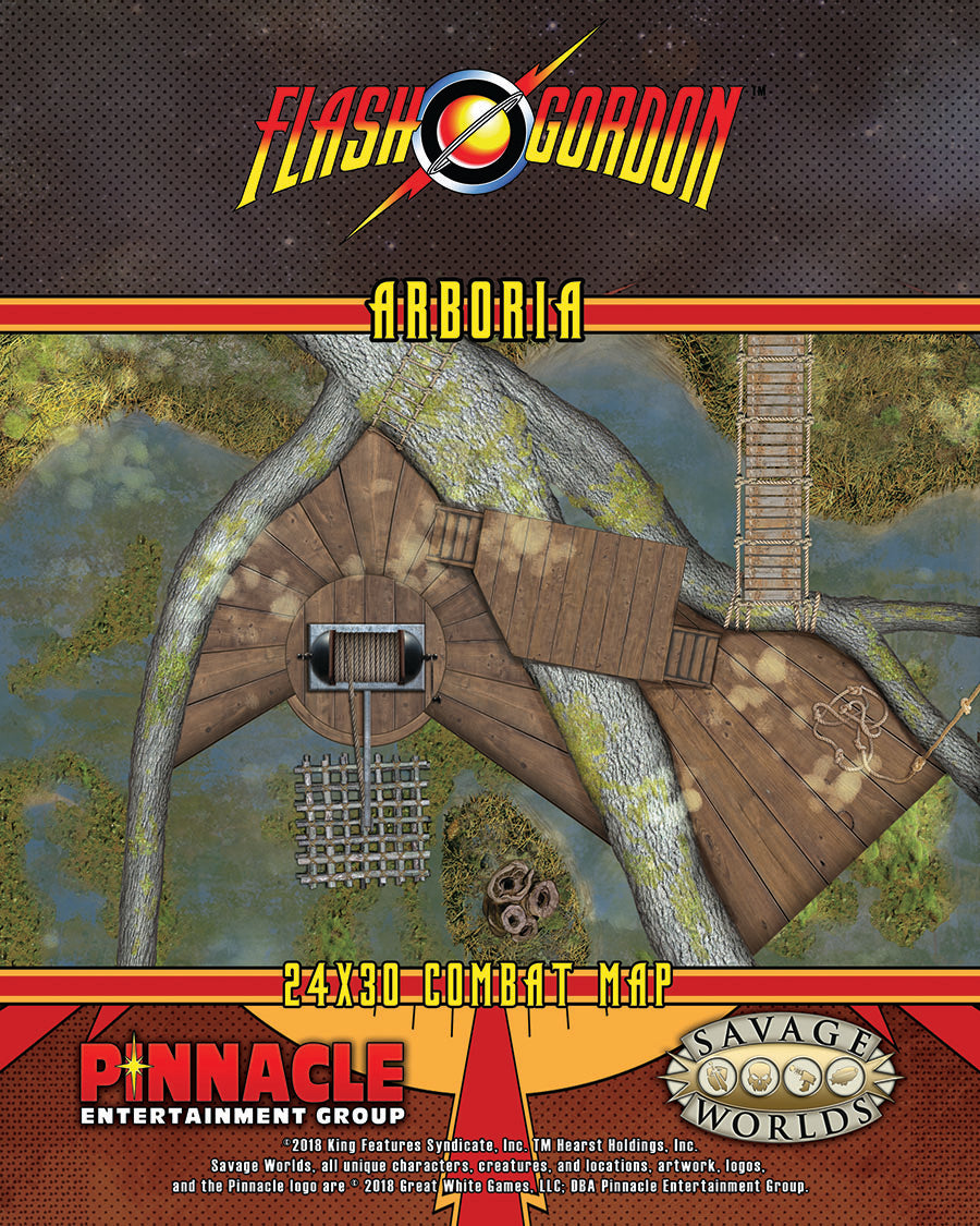 Flash Gordon™ Combat Map: Arboria / Fast Pursuit Rocket – Studio 2  Publishing