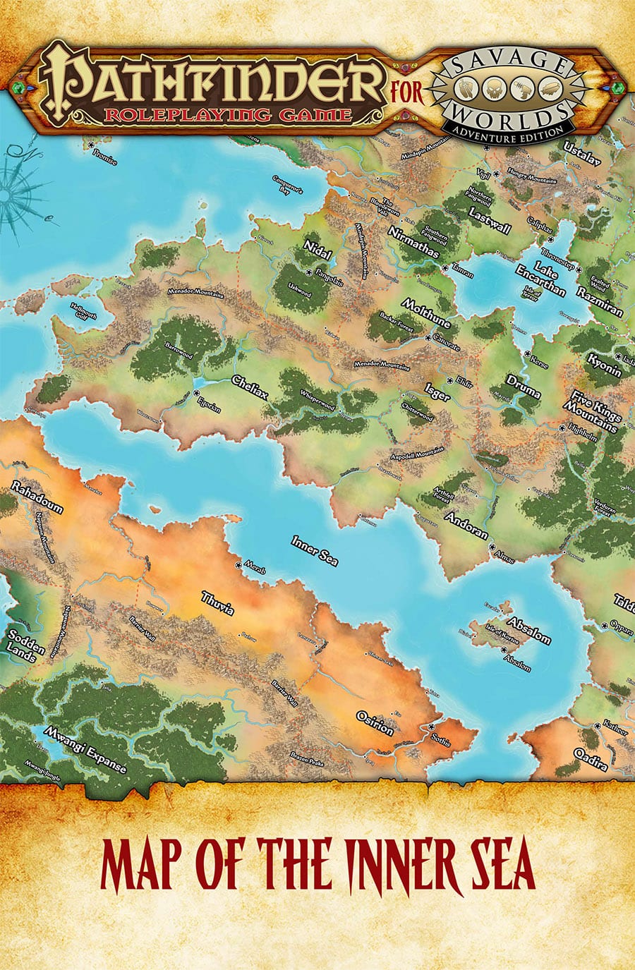 Golarion Interactive Map